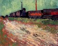 Railway Carriages Vincent van Gogh